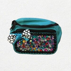 Turquoise fanny pack